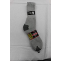 Cotton Plus Men's Grey Premium Crew Socks